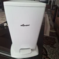 سطل پدالی به همراه فرچه واسه سرویس بهداشتی نو