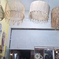 لوستر رافیا|لوستر و چراغ آویز|هشتگرد, شهرک گلها|دیوار