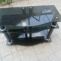 میز تلویزیون شیشه ای