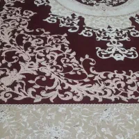 فرش گل برجسته ۱۲ متری در حد نو