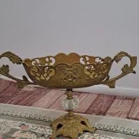 برنزه میوه خوری بزرگ آجیل خوری شیرینی خوری سه طبقه|ظروف سرو و پذیرایی|خوی, |دیوار