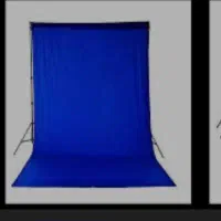 پرده عکاسی مخمل کرماکی آبی