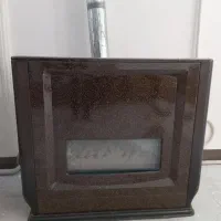 بخاری گازی بزرگ طرح شومینه قدرت حرارتی تا ۹۰۰۰