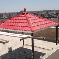 الاچیق سایبان سقف شیبدار سوله سردرب نرده جوشکاری