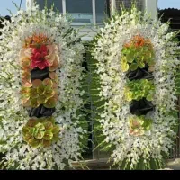 تاج گل ختم پایه گل ترحیم