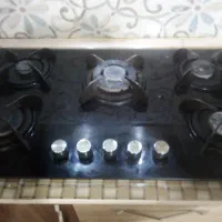 گاز پنج شعله صفحه شیشه ای