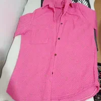 پیراهن صورتی در حد نو