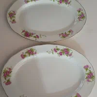 تعدادی ظرف و گل سرخی|ظروف سرو و پذیرایی|تبریز, |دیوار