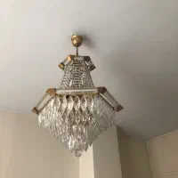 ست لوستر کریستالی