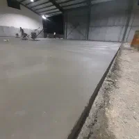 بتن ریزی کف باماله پروانه و تراز لیزری