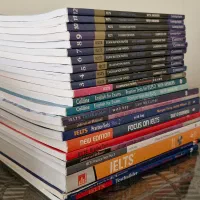 ۲۳ کتاب آیلتس و ۲۰ کتاب IELTS همراه فلش کارت ۵۰۴|کتاب و مجله آموزشی|تهران, شهرک آپادانا|دیوار