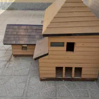 کلبه چوبی دستساز حیوانات|لوازم جانبی حیوانات|حمیدیا, |دیوار