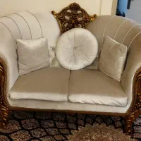 مبلمان ۷ نفره با جلو مبلی و دوعدد عسلی
