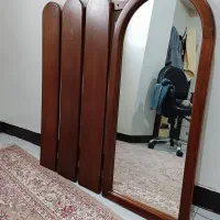 آینه چوبی ،آینه دراور