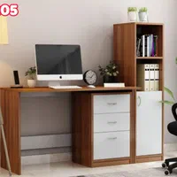میز تحریر با کشو، کتابخانه، شلف (سری ۱)|میز تحریر و کامپیوتر|رشت, ولکس|دیوار