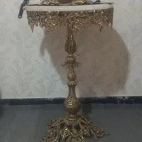 میز تلفن برنز با  تلفن برنز سلام  نو   سنگین