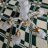 لوستر شیشه ای|لوستر و چراغ آویز|تربتحیدریه, کاشانی|دیوار