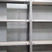 قفسه فلزی فروشگاهی سفید رنگ|فروشگاه و مغازه|لاهیجان, فیاض|دیوار