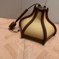 ۲ عدد لوستر چوبی|لوستر و چراغ آویز|قزوین, |دیوار