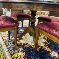 ناهار خوری۴ نفره چوب راش مناسب جهیزیه نونو|میز و صندلی غذاخوری|کرج, فاز ۴ مهرشهر|دیوار