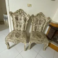 مبل سلطنتی چوب گردو|مبلمان خانگی و میز عسلی|کرج, باغستان|دیوار