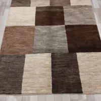 قالیچه سه متری دو پود قشقایی کرم پشم طبیعی|گلیم، جاجیم، گبه|تهران, حر|دیوار