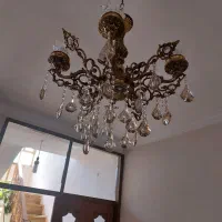 لوستر برنجی ۵ شاخه ی و ۶ شاخه ی