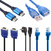 بورس کابل شبکه  VGA پاور کامپیوتر HDMI افزایش Usb