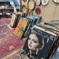 پخش  تابلو چهره و آیه وطبیعت و کافه با پارچه مخمل