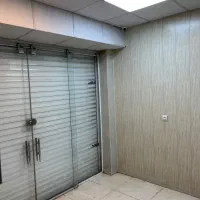 درب کشویی سکوریت سوپرکلیر ۱۰ میل،دو دهانه،۸ لنگه