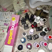 وسایل کاشت ناخن با کیف بزرگ|آرایشی، بهداشتی، درمانی|تبریز, |دیوار