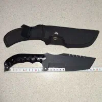 چاقوی طبیعت گردی با غلاف برزنتی