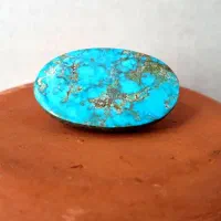 فیروزه زیبا حک طبیعی خدا روی سنگ