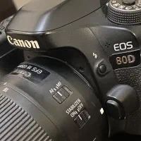 دوربین 80 D canon سالم