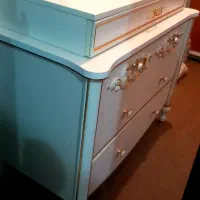 بوفه نیم دایره اصل برنز/تخت کودک/میزآرایش زیبا|بوفه، ویترین، کنسول|اردبیل, |دیوار