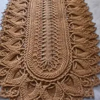 فرشینه بیضی طول 150 عرض 90 نسکا فه ای