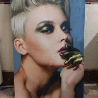 تابلو بوم مخملی طرح زنانه|تابلو، نقاشی، عکس|زاهدان, |دیوار