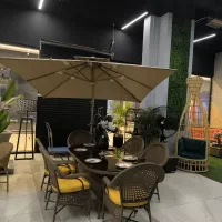 مبلمان باغی ویلای فضای باز|میز و صندلی غذاخوری|تهران, دریاچه شهدای خلیج فارس|دیوار