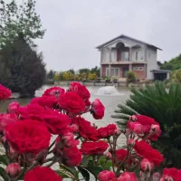 ویلا ۴۰۰۰ متری جزیره وسط دریاچه با استخر ماهی
