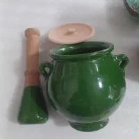 دیزی سفالی سنگی پک بیرون بر قابلمه