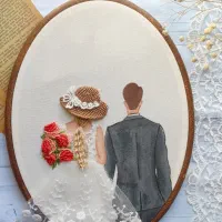 دیوارکوب گلدوزی کار دست