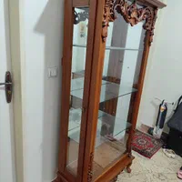 بوفه و ویترین آینه دار چوبی کارشده، اکباتان|بوفه، ویترین، کنسول|تهران, اکباتان|دیوار