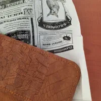 کیف پول چرم طبیعی دستدوز|کیف، کفش، کمربند|دزفول, |دیوار