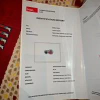 انگشتر الماس سیاه یاقوت دانه اناری|جواهرات|بجنورد, |دیوار