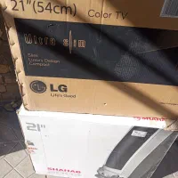 دو عدد تلویزیون 21 نو نو داخل کارتن