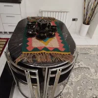 مبل چستر  هفت نفره و نهارخوری   شش نفره استیل|مبلمان خانگی و میز عسلی|کرج, شهرک طالقانی|دیوار