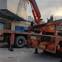 اجاره کرایه جرثقیل خاور ۳،۵،۷،۱۰ تن کفی سبد بالابر