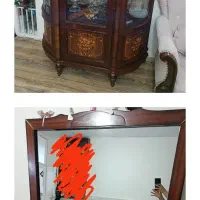 ویترین و آینه کنسول|بوفه، ویترین، کنسول|صفادشت, |دیوار