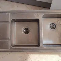سینک ظرفشویی بزرگ دوطرفه