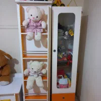 ۲ کمد وپاتختی کودک|تخت و سرویس خواب|شهریار, کهنز|دیوار